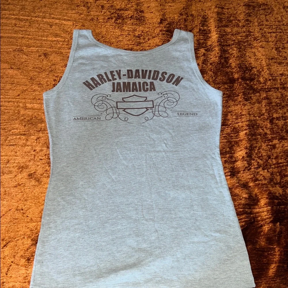 Harley-Davidson Light Gray Jamaica Graphic Tank - Picture 3 of 3